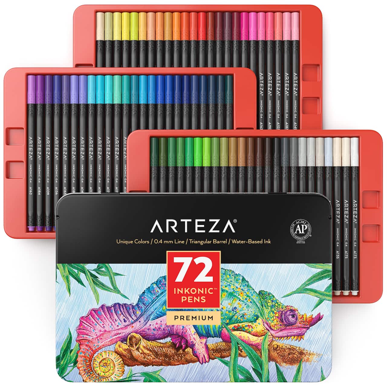 Arteza&#xAE; Inkonic&#xAE; 72 Fineliner Pen Set